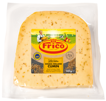Gouda wedges with Cumin